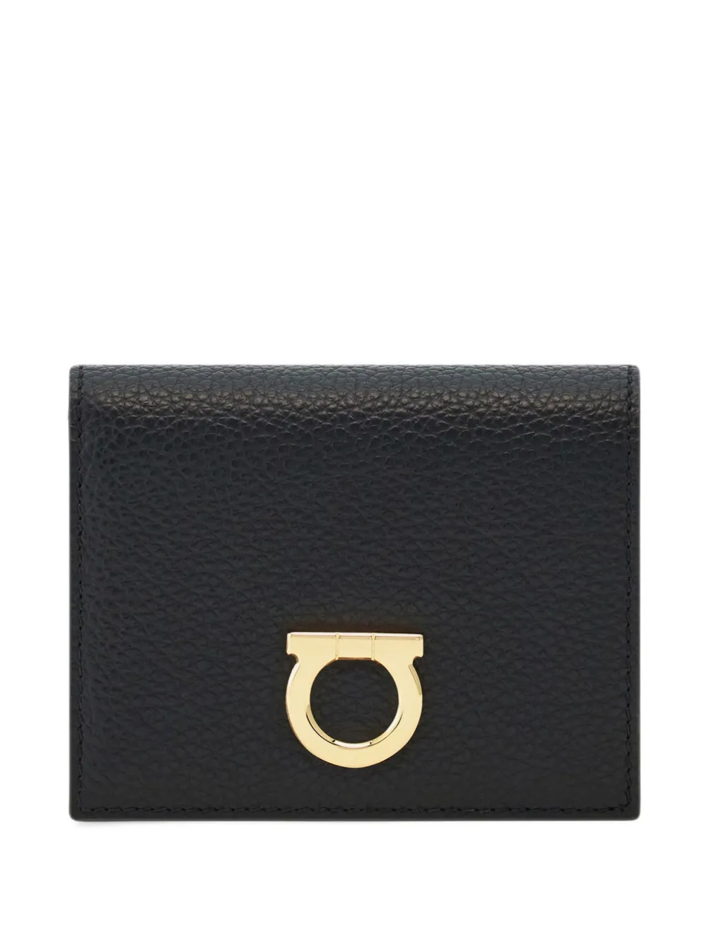 Ferragamo Gancini compact wallet - Nero