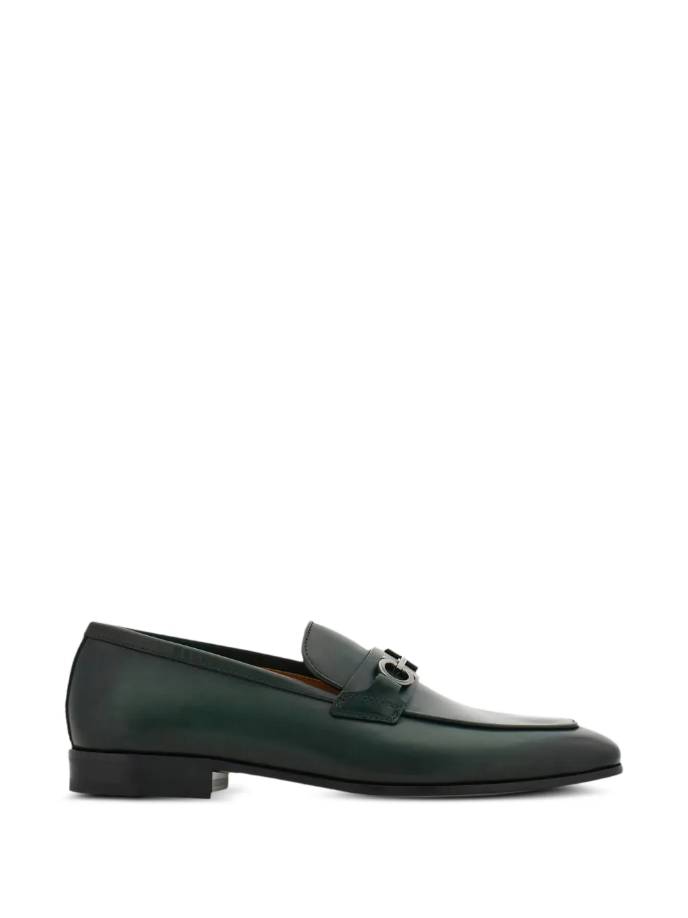 Ferragamo Mocassini con decorazione Gancini - Verde