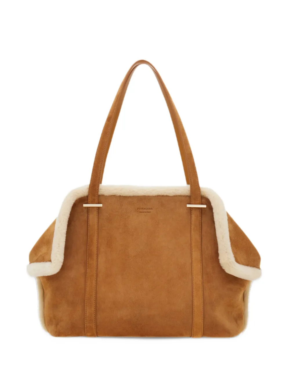 Ferragamo Folded tote bag (L) Bruin