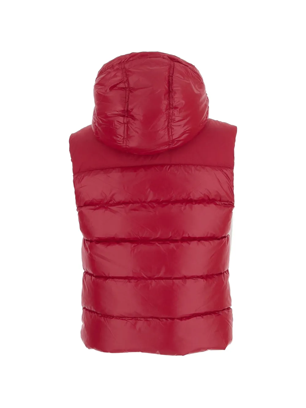 Pyrenex quilted hooded gilet Rood