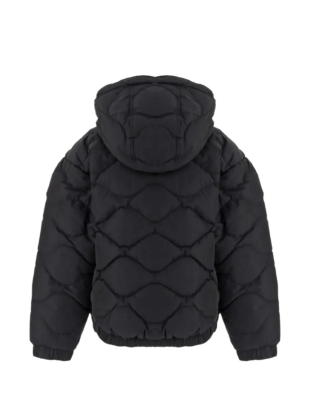 Pyrenex quilted hooded jacket Zwart