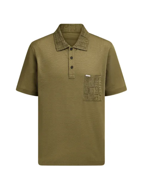Ferragamo short-sleeved polo shirt with pocket detail