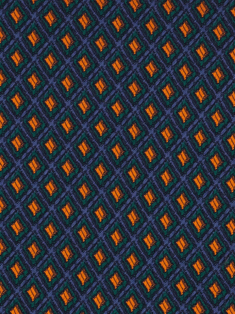 Ferragamo Jacquard tie Groen