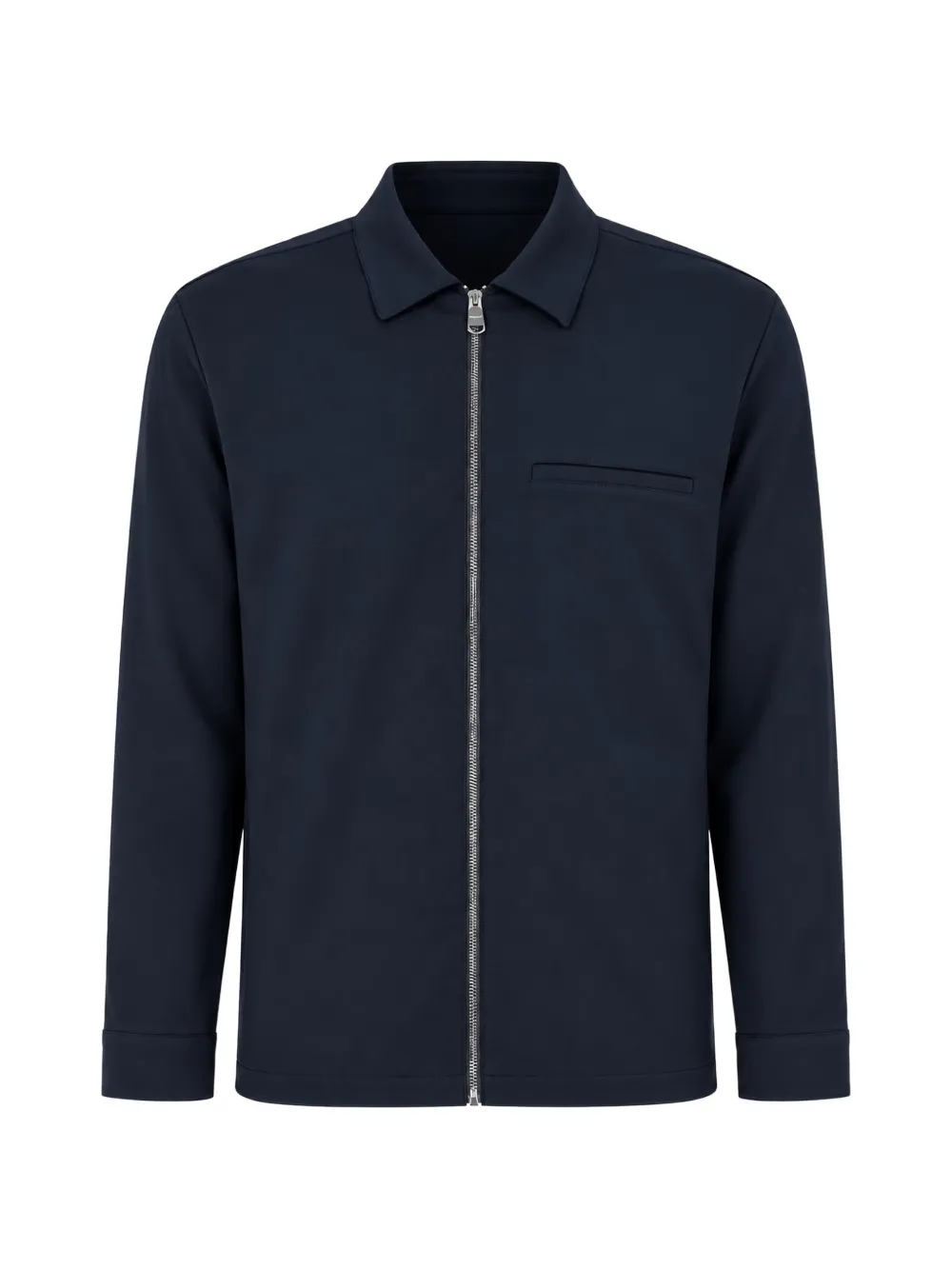 DONDUP zip-up shirt jacket Blauw