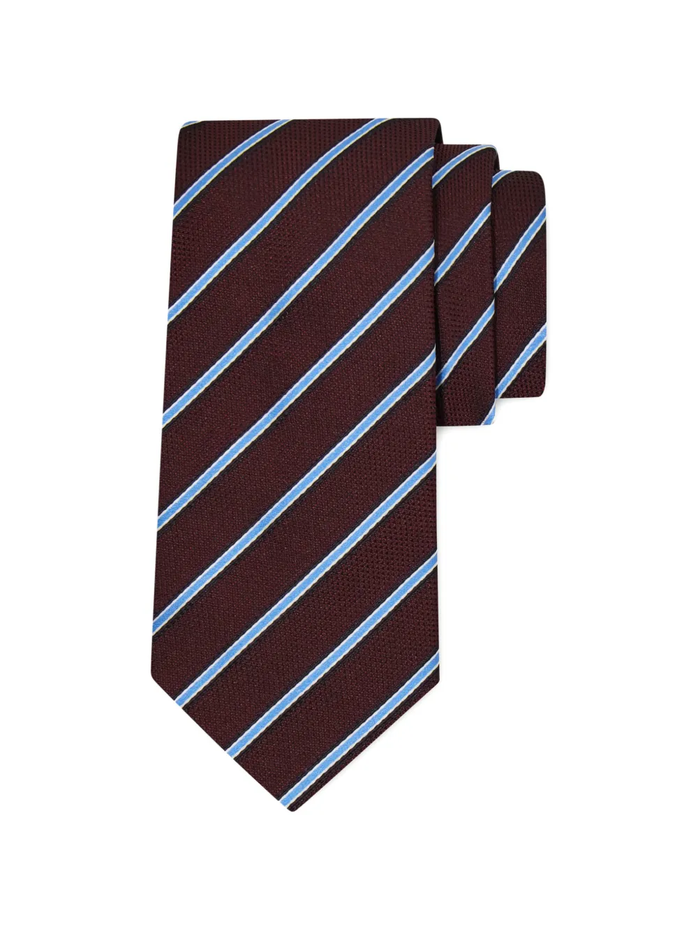 Ferragamo Regimental jacquard tie Rood