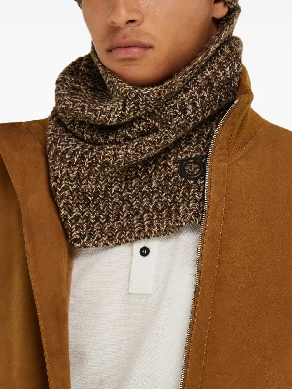 Ferragamo Cowl scarf Bruin