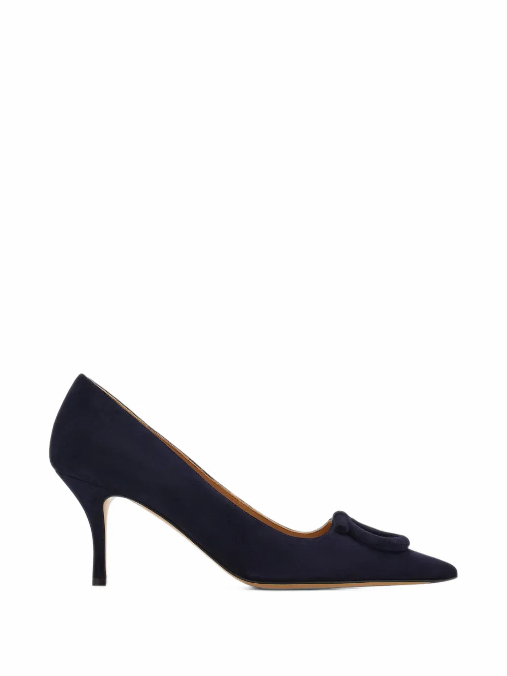 Ferragamo mid-heel maxi Gancini pumps - Blau