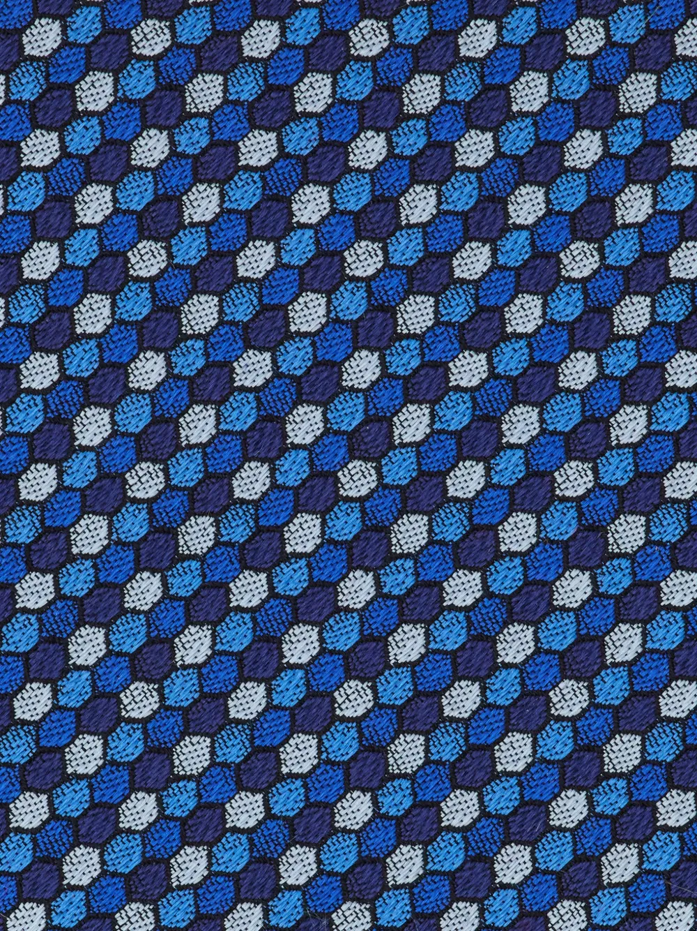 Ferragamo Murrina-print jacquard tie Blauw