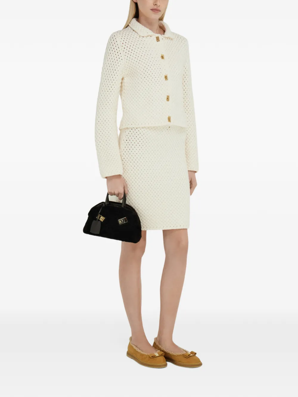Ferragamo Hug handbag (XS) Bruin