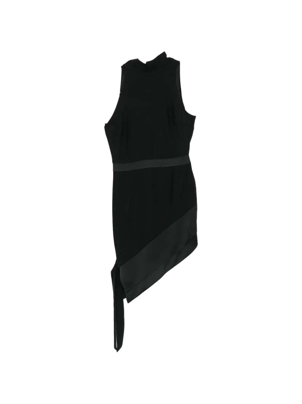 CARLA G. asymmetric bow-detail dress - Noir CARLA G. asymmetric bow-detail dress - Noir