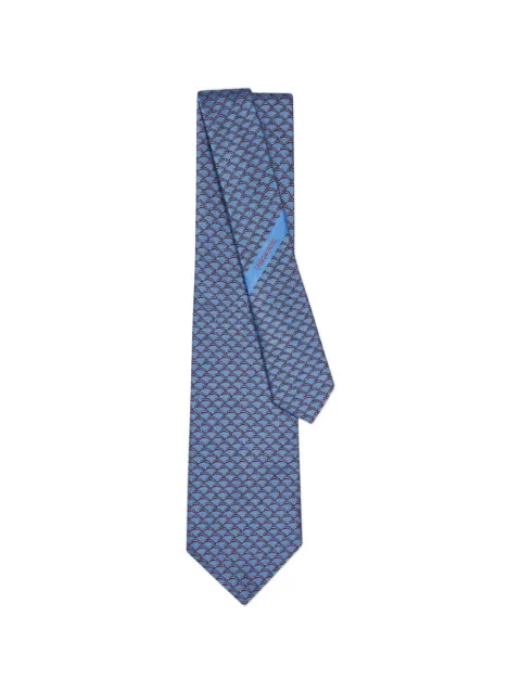 Ferragamo Archi print silk tie - Infinite Inspirations
