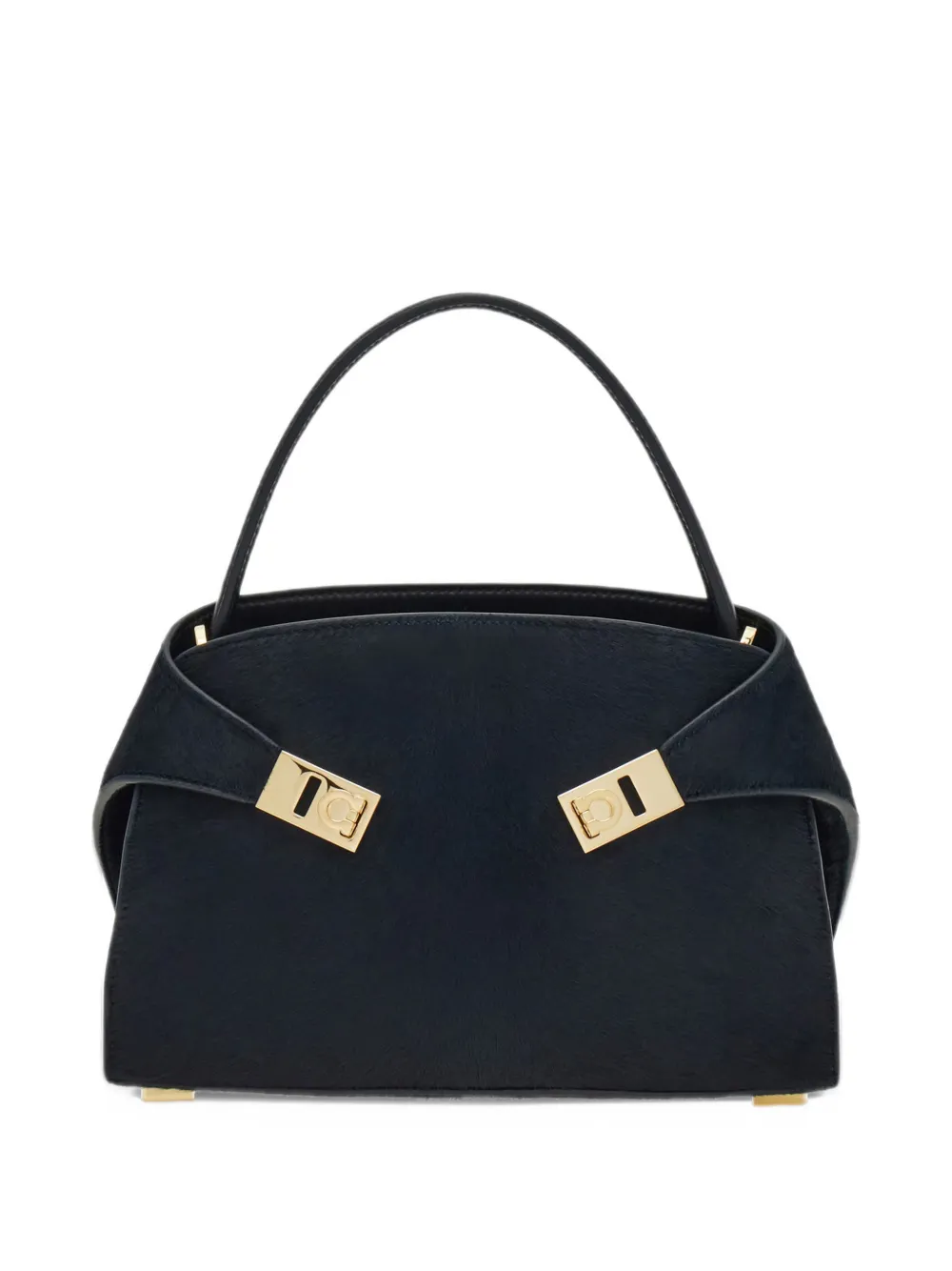 Ferragamo Hug soft bicolor handbag (XS) Blauw