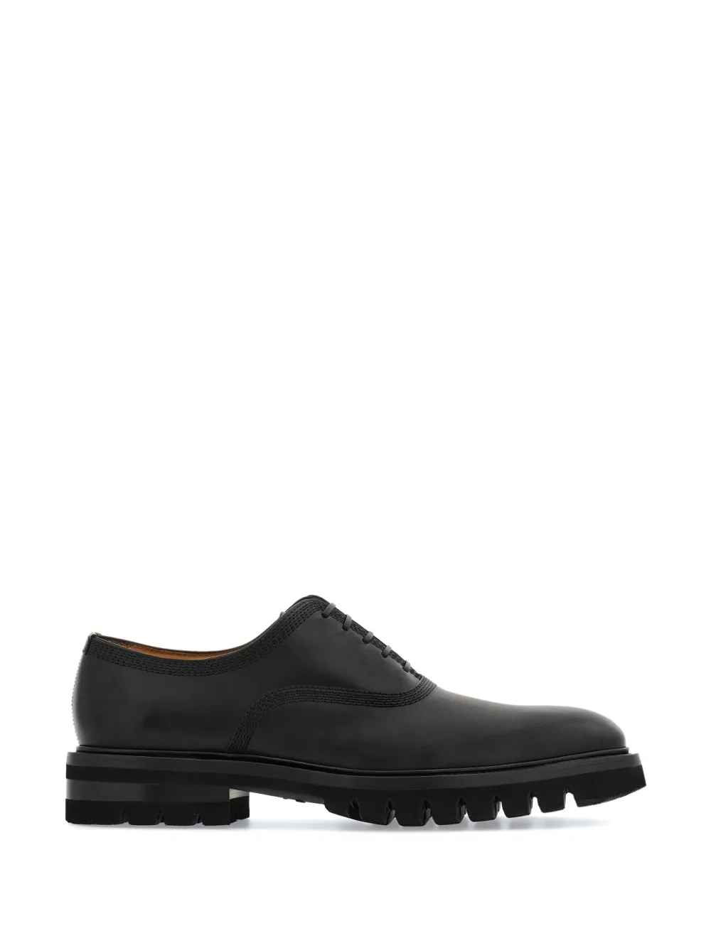 Ferragamo Oxford brogues with chunky tread - Schwarz