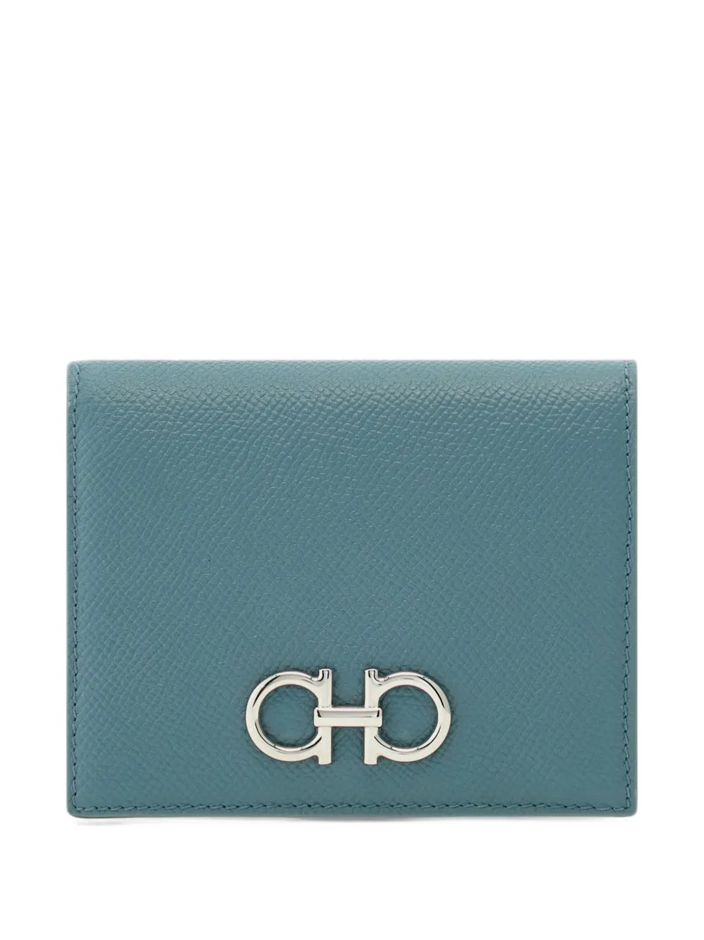 Ferragamo Gancini compact wallet - Blu