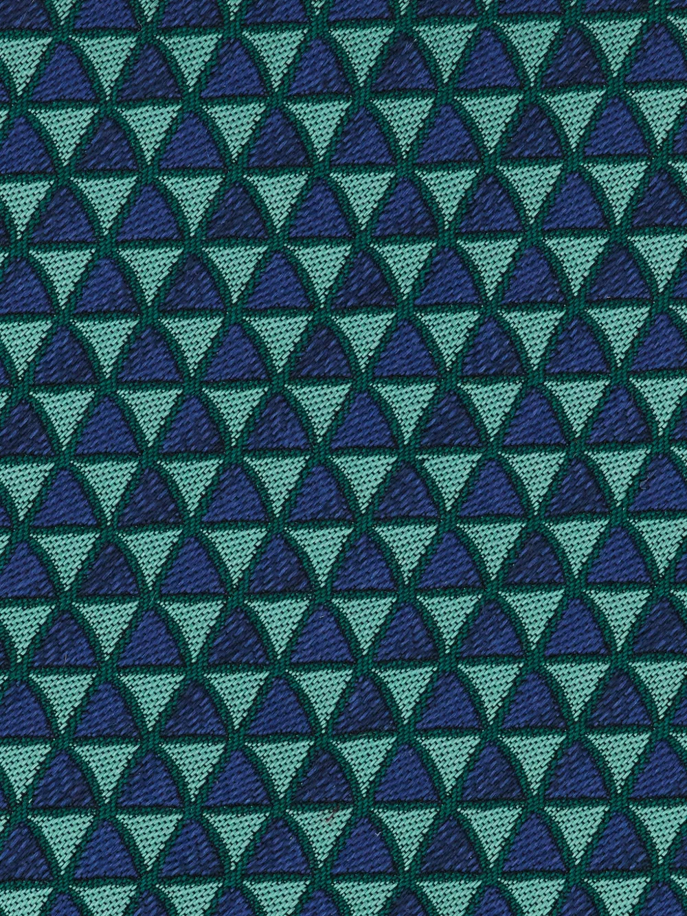 Ferragamo graphic-print jacquard tie Blauw