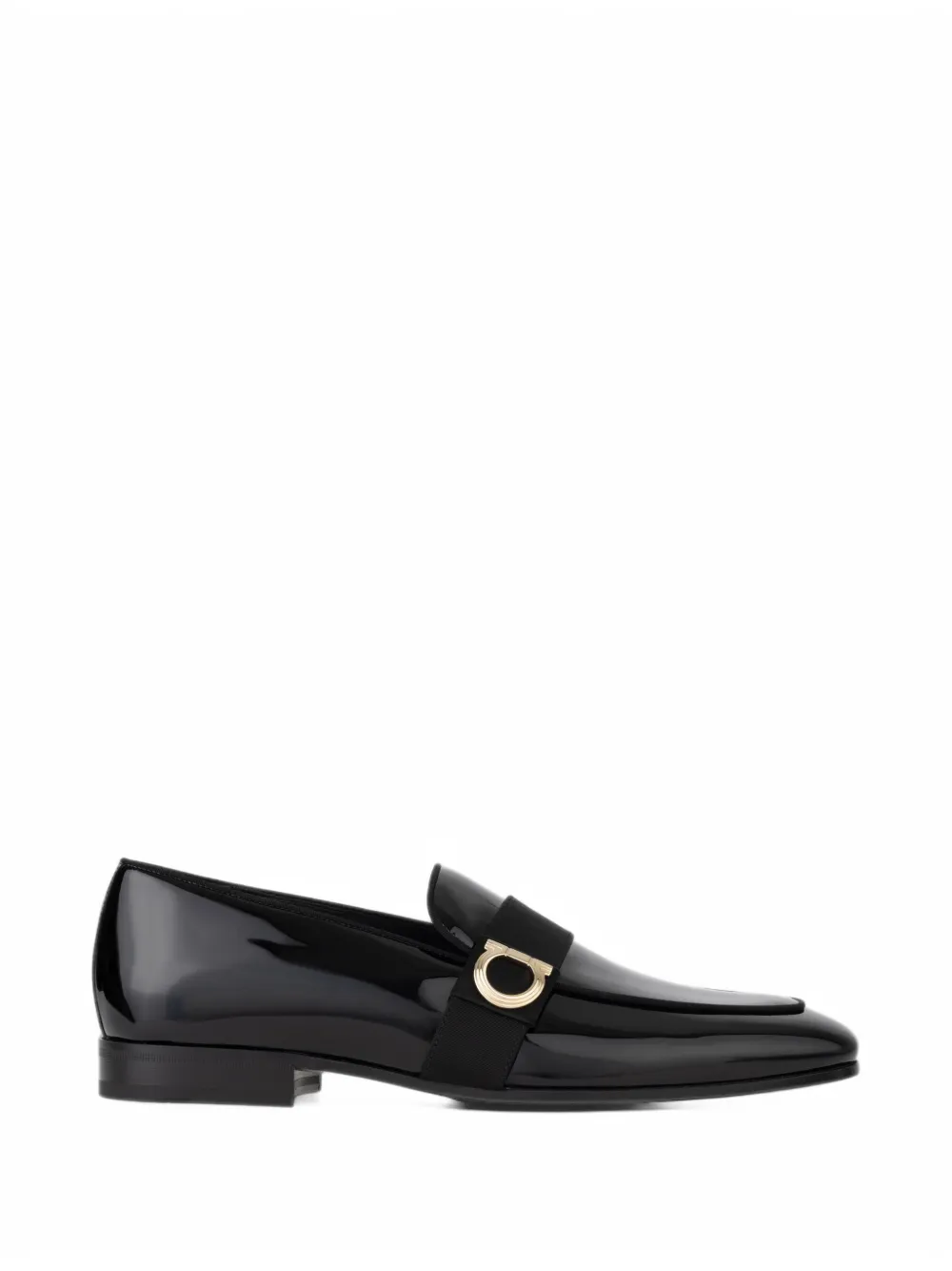 Ferragamo gancini loafer - Black