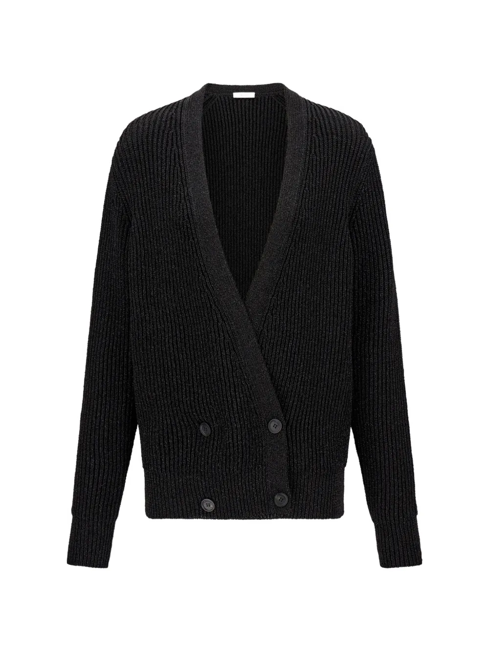 Ferragamo cardigan with lurex detail - Nero