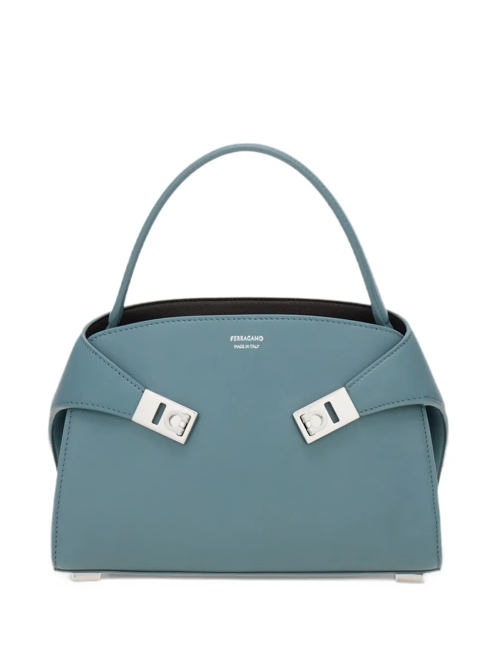 Ferragamo Hug soft bicolor handbag (XS) Blauw