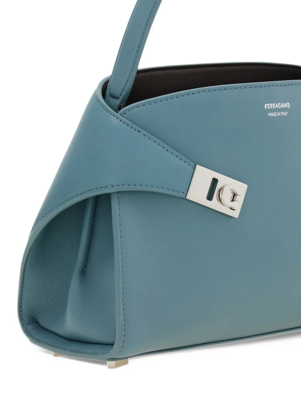 Ferragamo Hug soft bicolor handbag (XS) Blauw