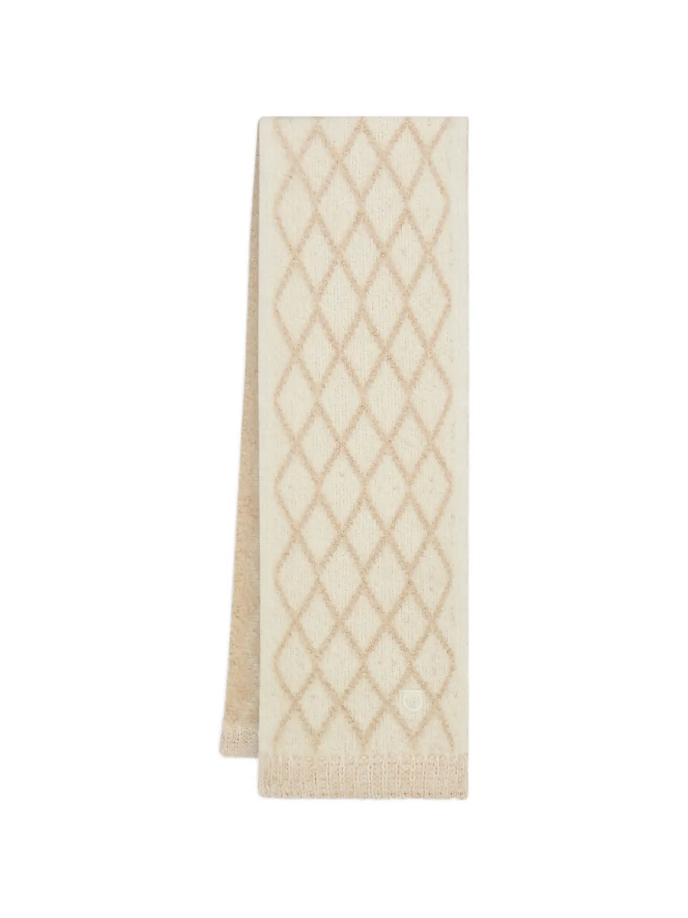 Ferragamo wool-and-alpaca-blend scarf Beige