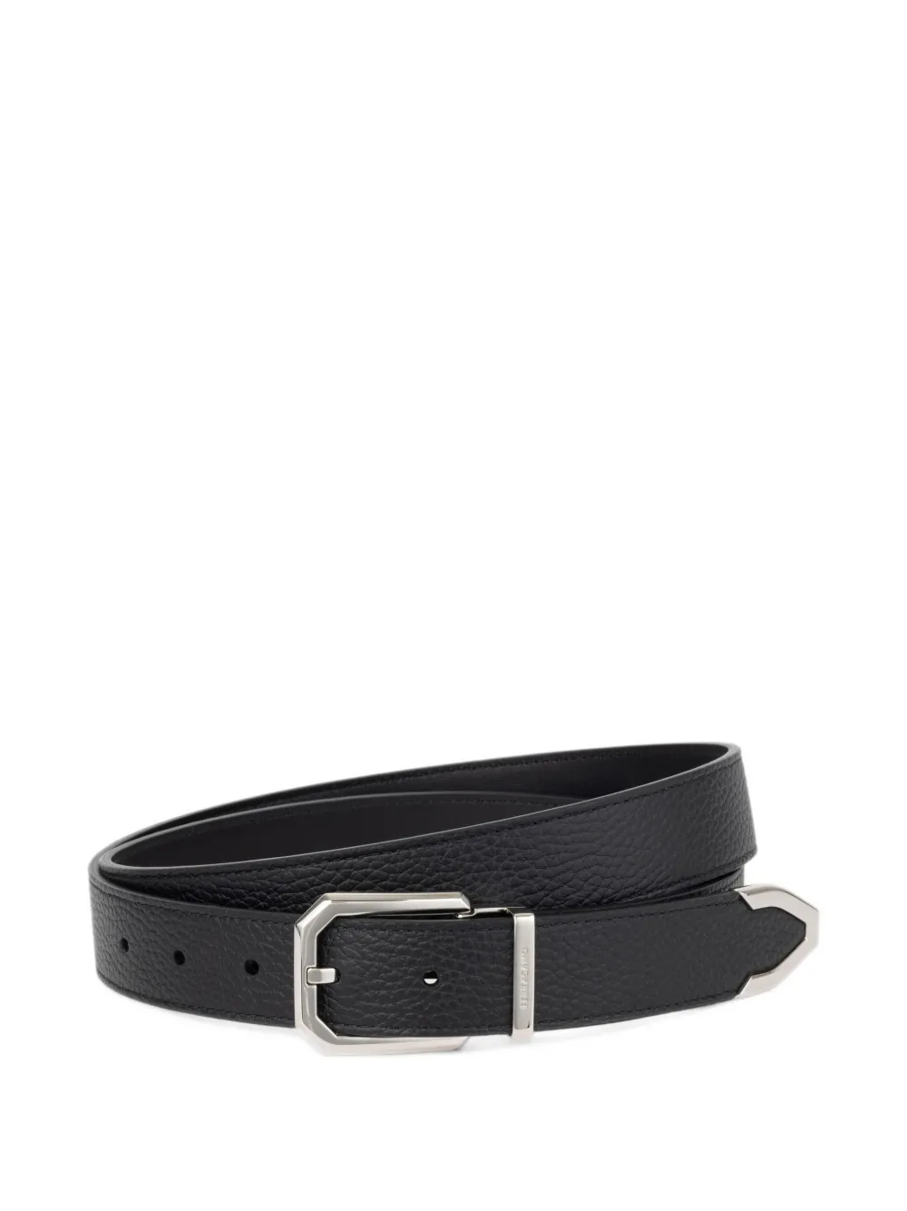 Ferragamo Adjustable Belt In Black