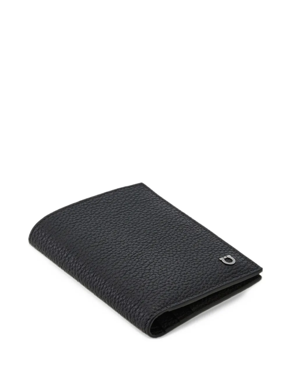 Ferragamo Gancini credit card holder Zwart
