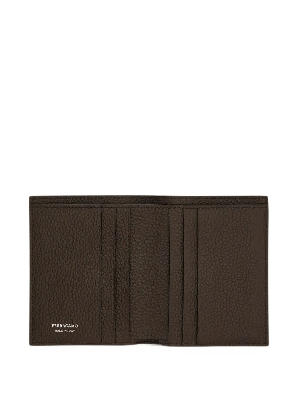 Ferragamo Gancini credit card holder Zwart