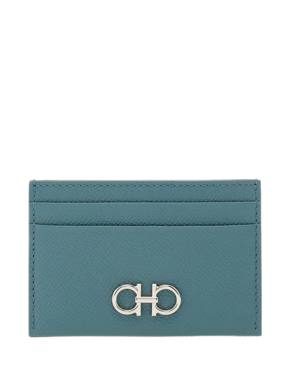 Ferragamo Gancini credit-card holder - Blu