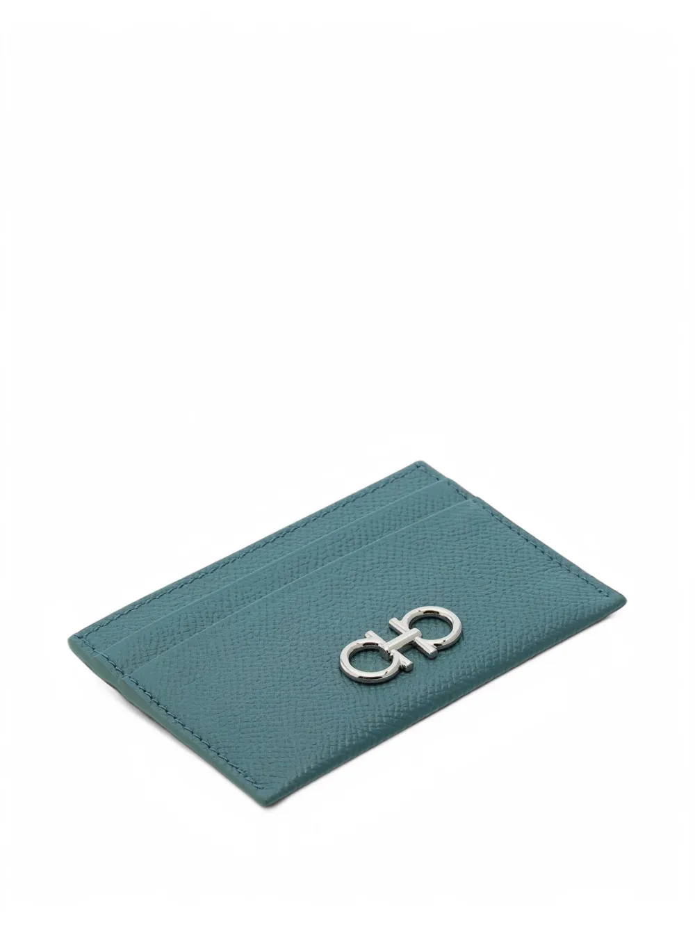 Ferragamo Gancini credit-card holder Blauw