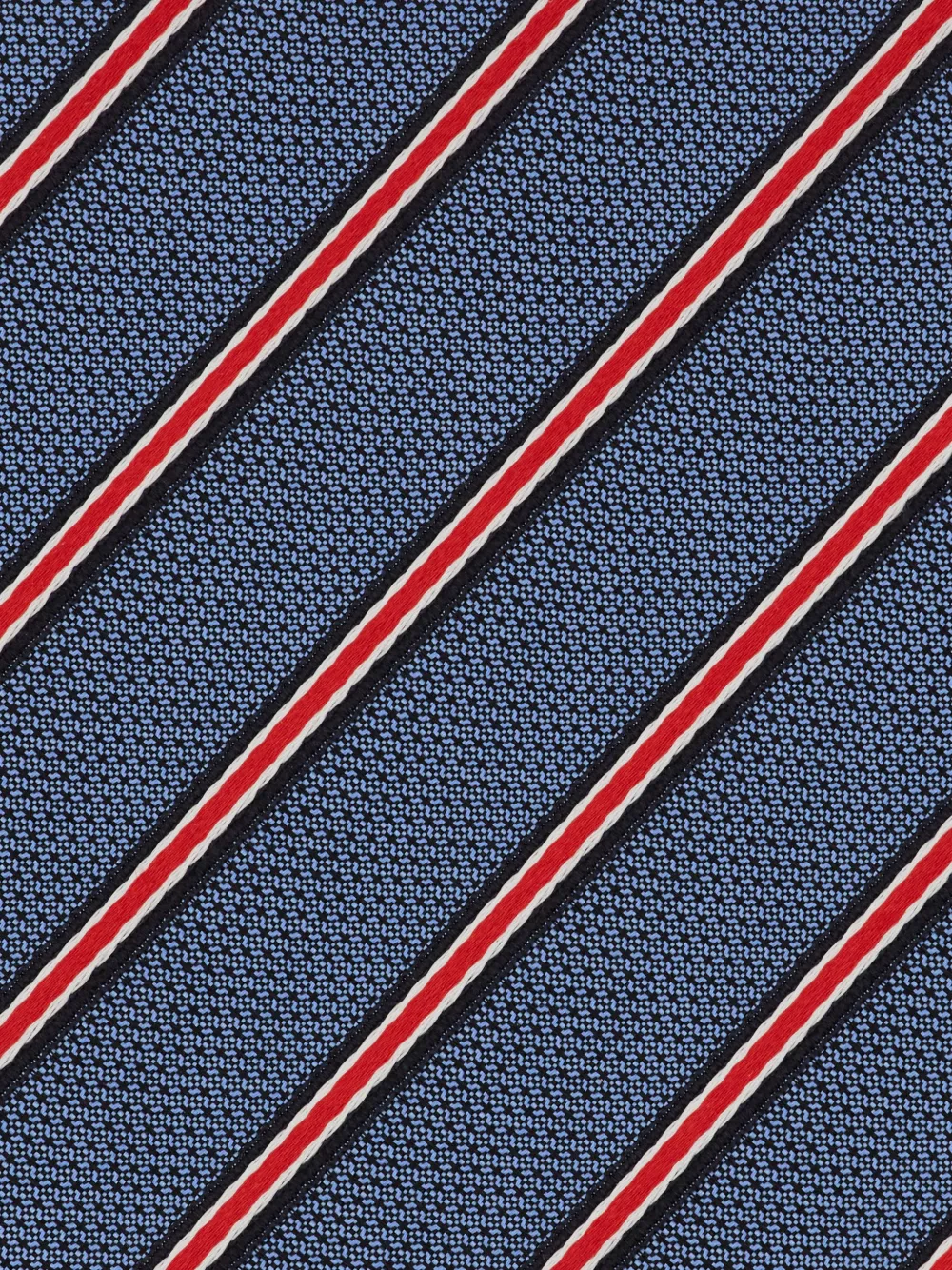 Ferragamo Regimental jacquard tie Blauw