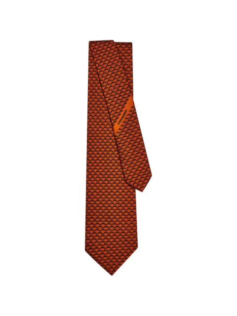 Ferragamo Archi print silk tie - Infinite Inspirations