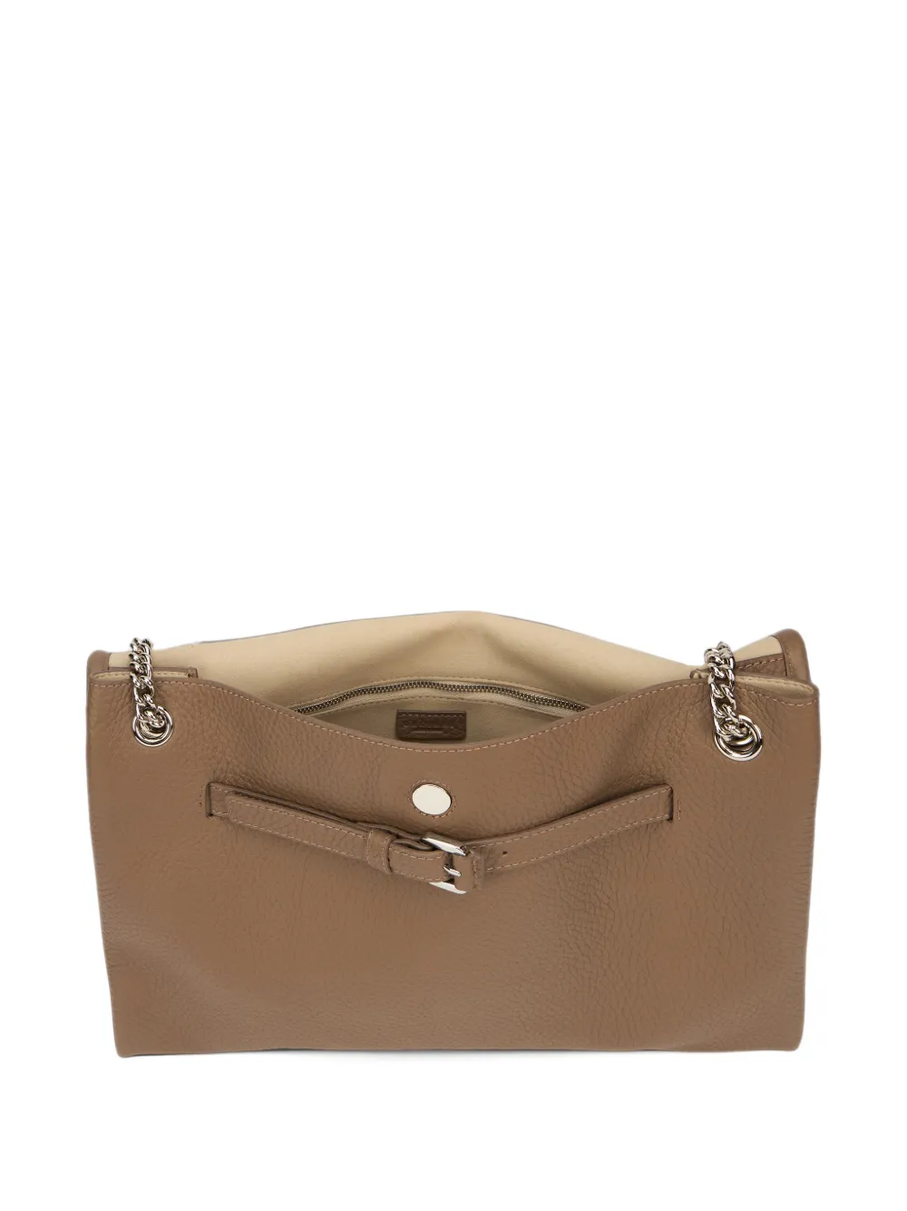 Orciani midi Venus Soft shoulder bag Bruin