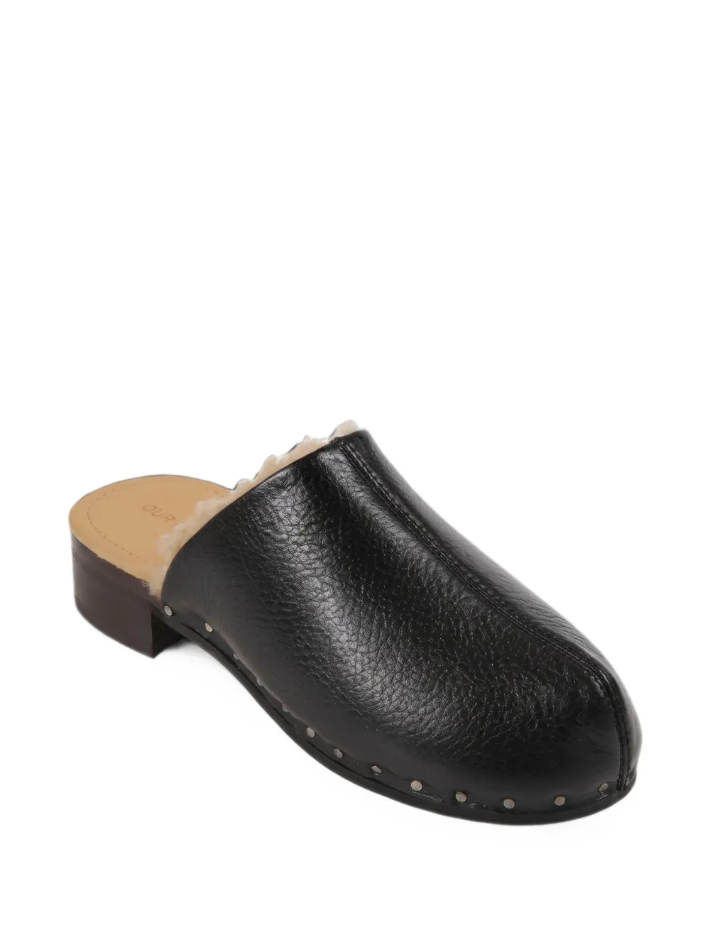 OUR LEGACY Naoto stud-embellished clogs - Schwarz