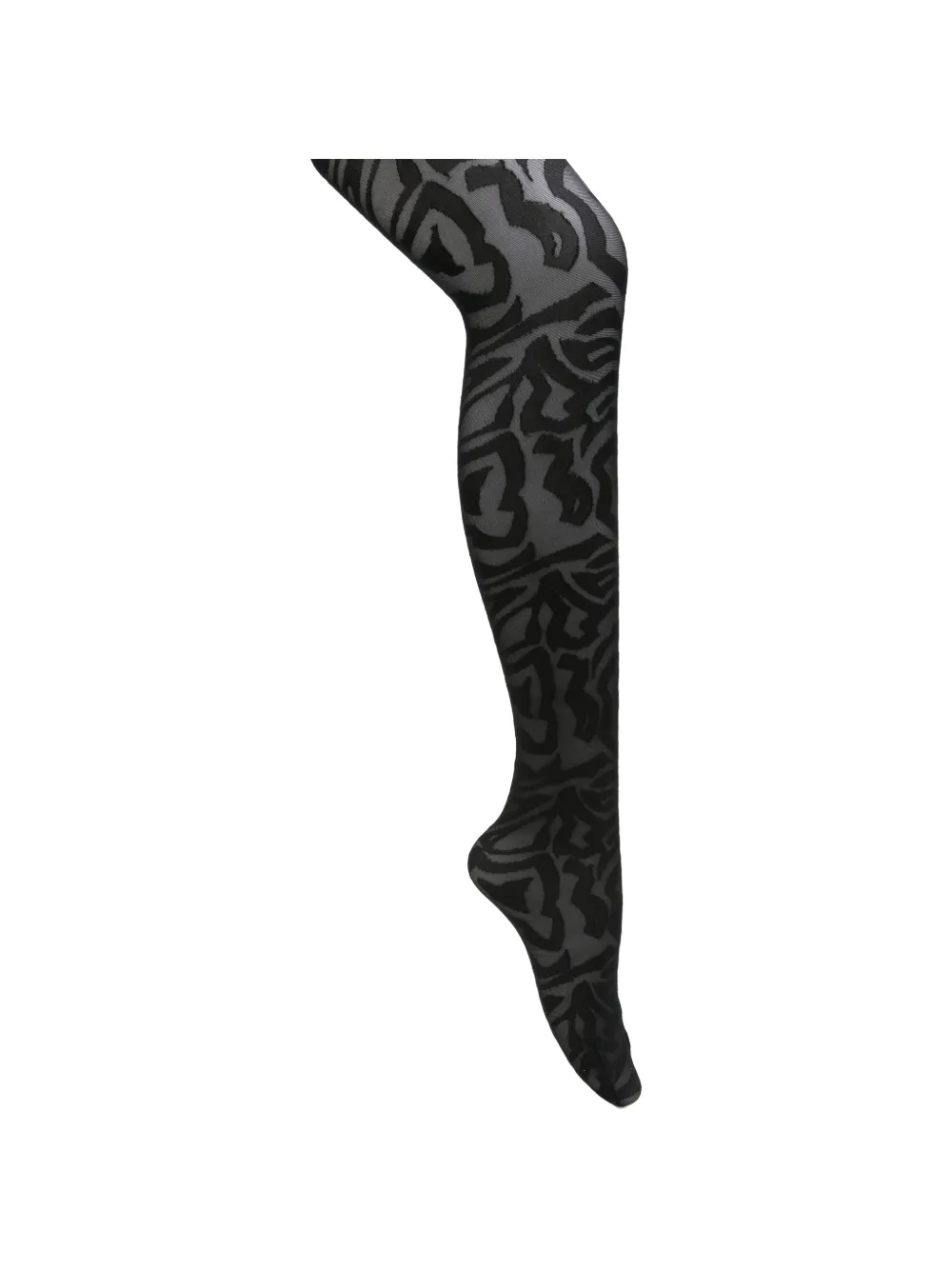 PUCCI Marmo-pattern tights - Schwarz