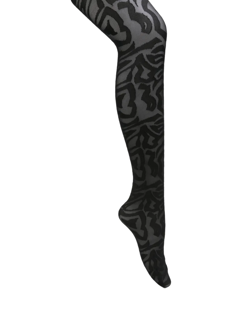 PUCCI Marmo-pattern tights Zwart