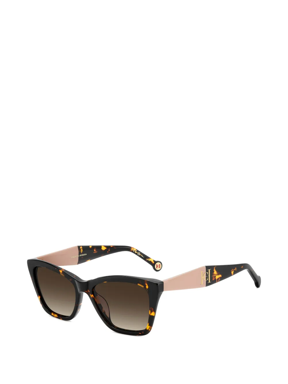 Carolina Herrera tortoiseshell-effect cat-eye sunglasses Bruin