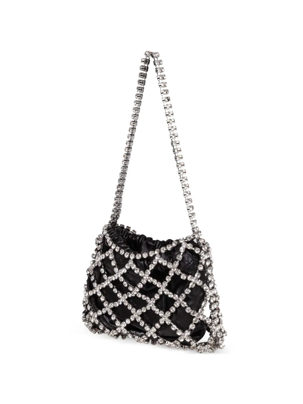 Off-White For Dinner rhinestone-embellished shoulder bag Zwart