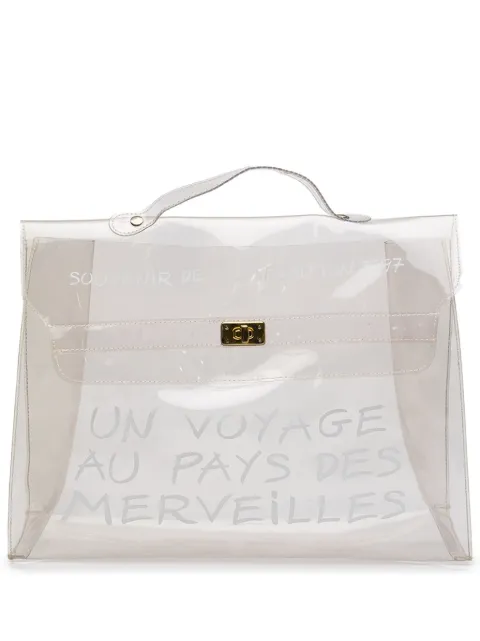 Hermès Pre-Owned bolso de mano Vinyl Souvenir De L'Exposition Kelly 1997