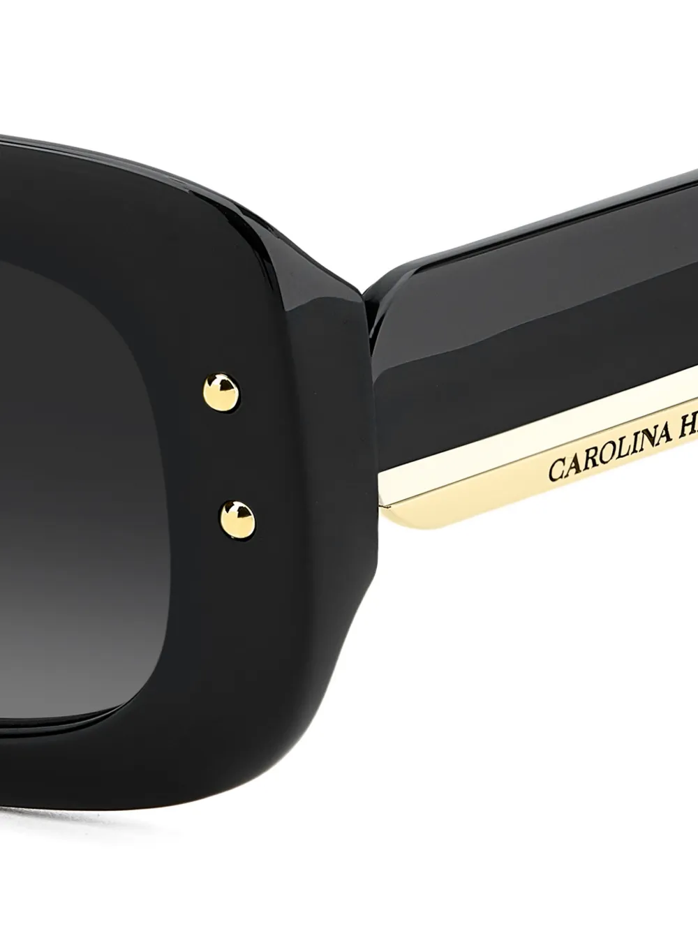 Carolina Herrera rectangle-frame sunglasses Zwart
