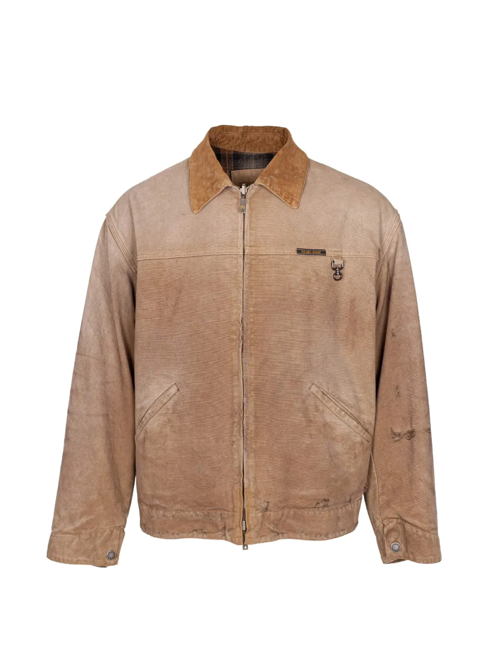 Golden Goose Bomber Journey con logo - Toni neutri
