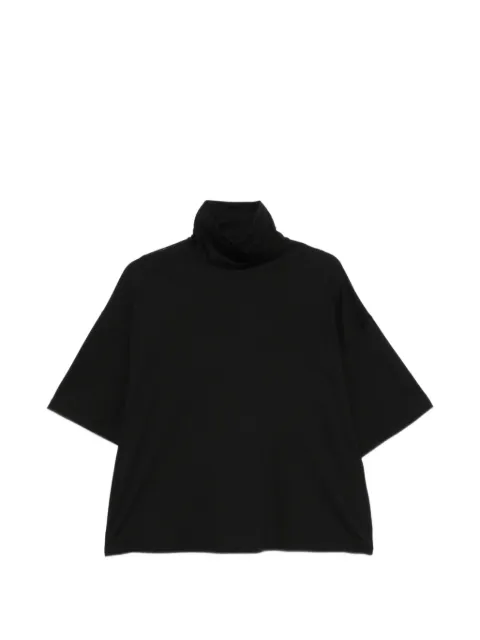 CARLA G. mock-neck short-sleeve T-shirt