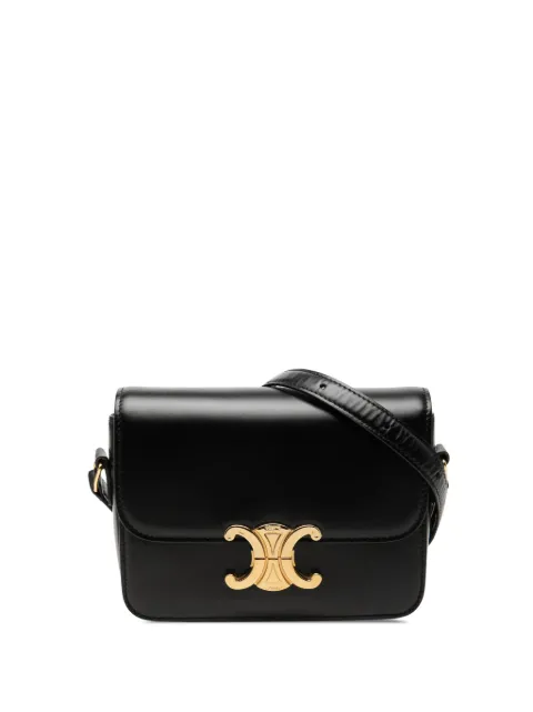 Celine Pre-Owned bolsa crossbody Teen Shiny Calfskin Triomphe 2019
