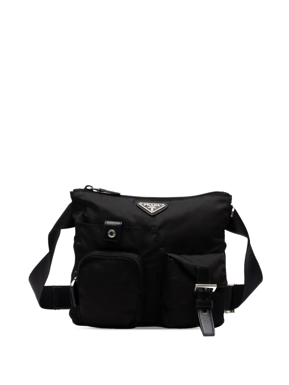 Prada Pre-Owned 2013-2026 Tessuto Multi Pocket belt bag - Nero