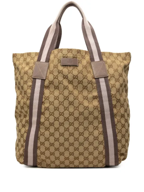 Gucci Pre-Owned 2000-2015 GG Canvas Web tote bag