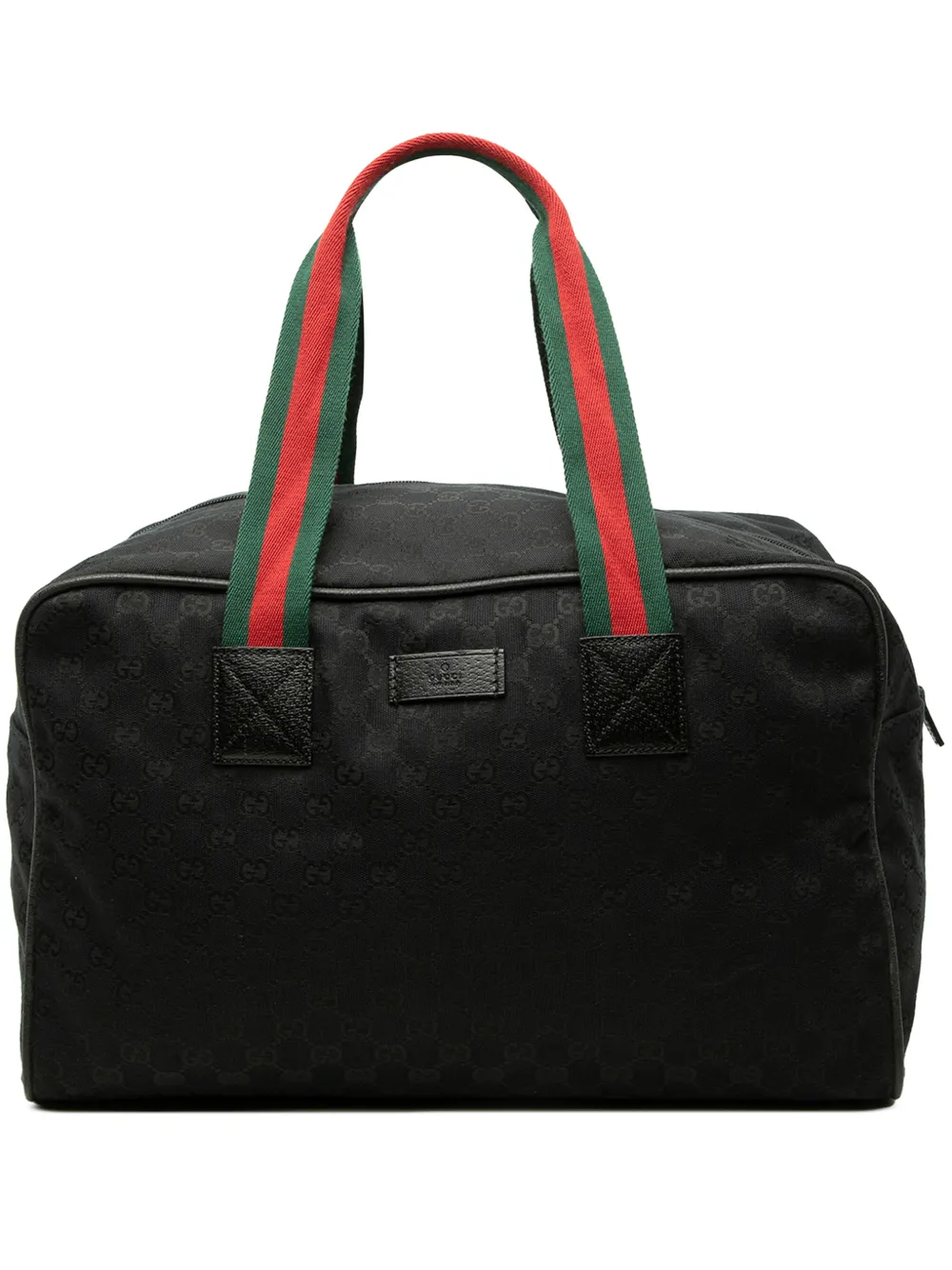 Gucci Pre-Owned 2000-2015 GG Canvas Web travel bag - Schwarz