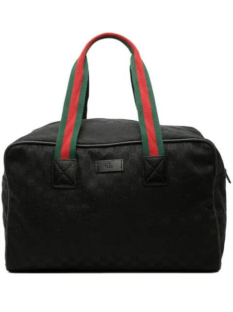 Gucci Pre-Owned 2000-2015 GG Canvas Web travel bag