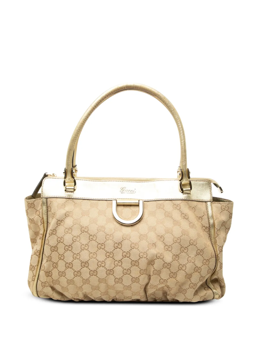 Gucci Pre-Owned 2000-2015 GG Canvas Abbey D Ring tote bag - Nude