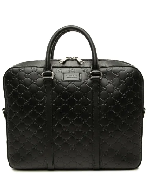 Gucci Pre-Owned 2016-2026 Guccissima business bag