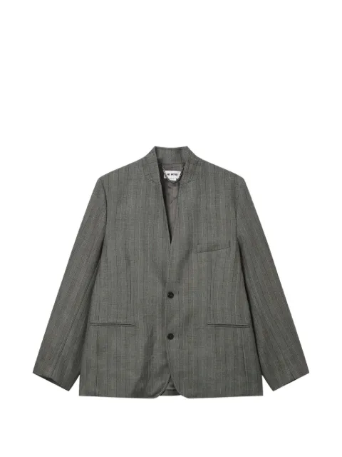 Hed Mayner blazer con estampado de rayas diplomáticas