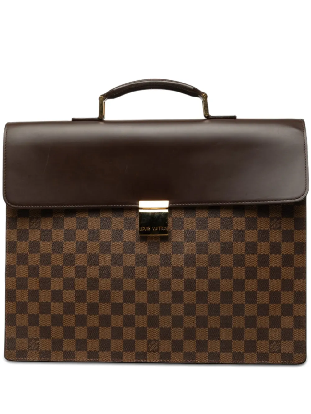 Louis Vuitton Pre-Owned 2004 Damier Ebene Altona PM business bag - Marrone
